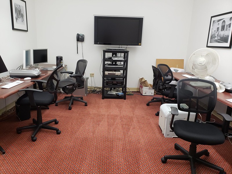The origins of the Textile Makerspace as a computer lab