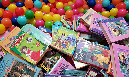 Corpus in a ball pit