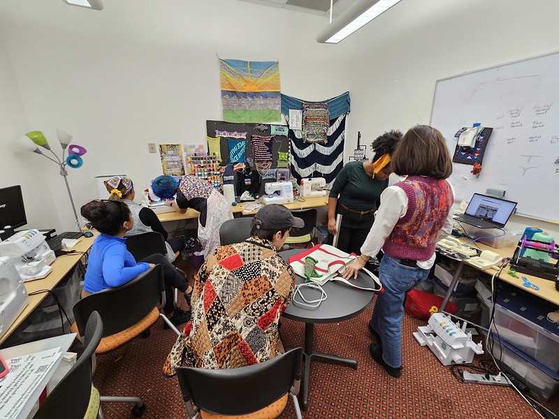A busy makerspace