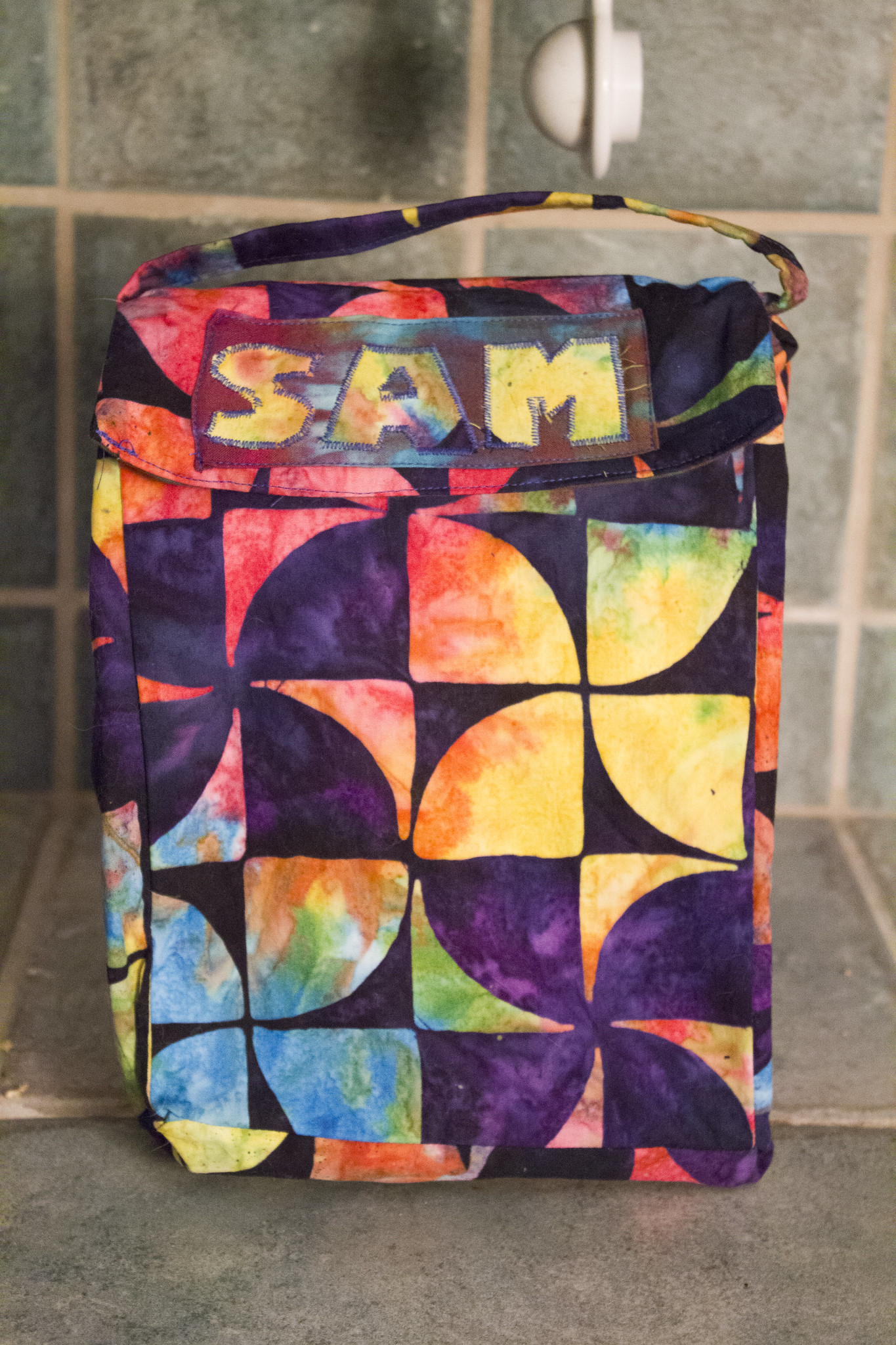 Sam's lunch bag